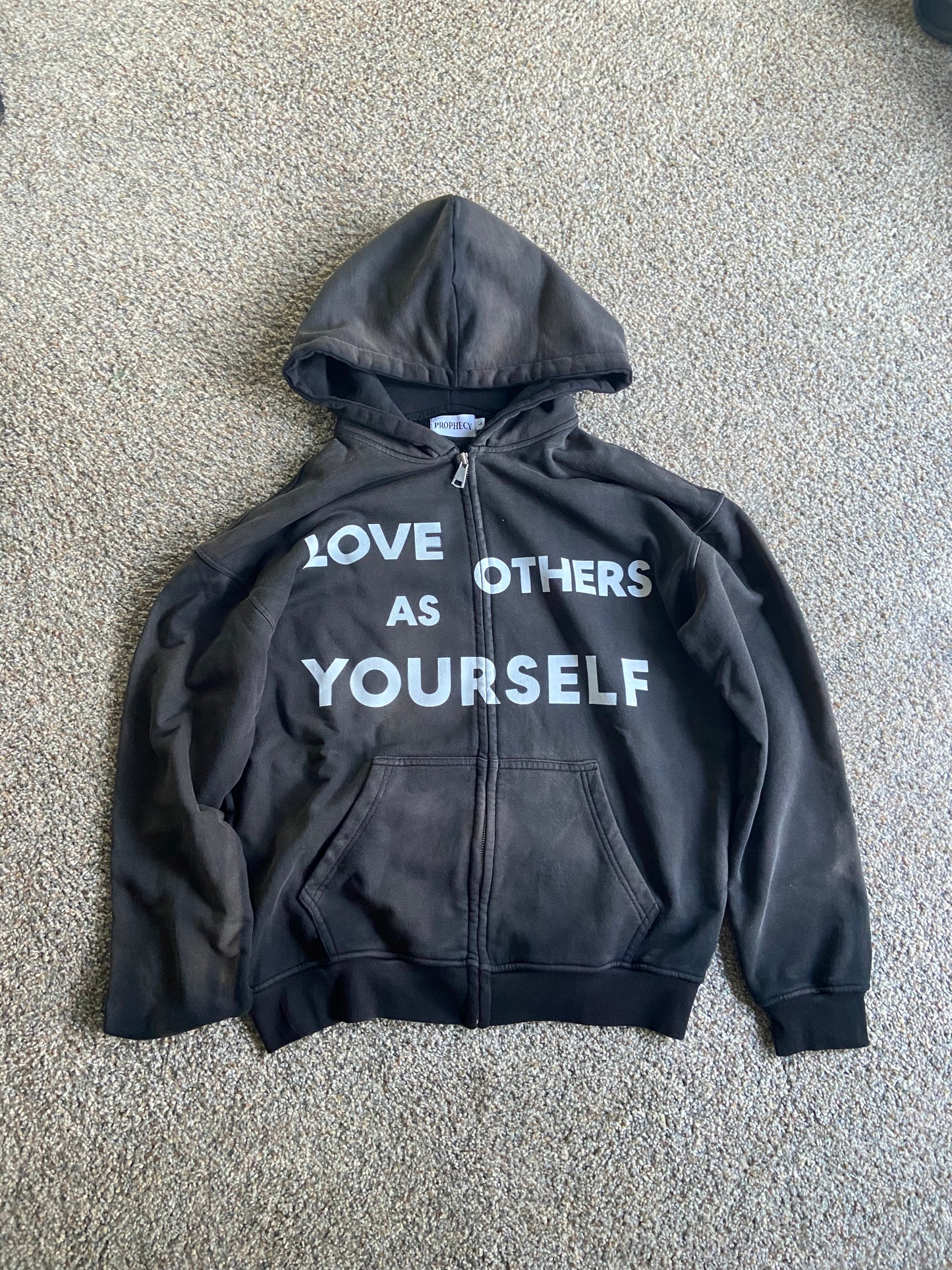 "Love others as yourself" Zip-up